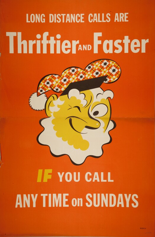 Long Distance Calls Are Thriftier and Faster -- If You Call Any Time on Sundays