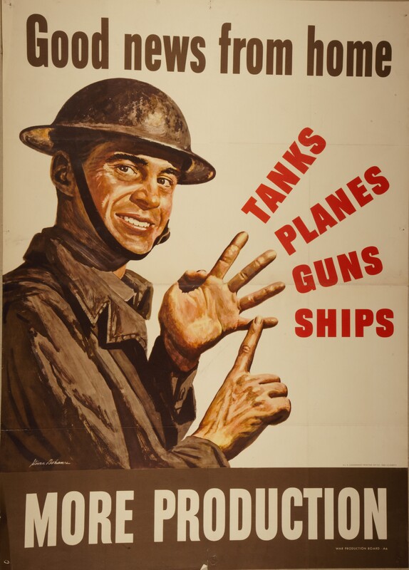 Good News From Home -- Tanks, Planes, Guns, Ships -- More Production