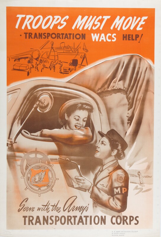 Troops Must Move -- Transportation WACS Help!