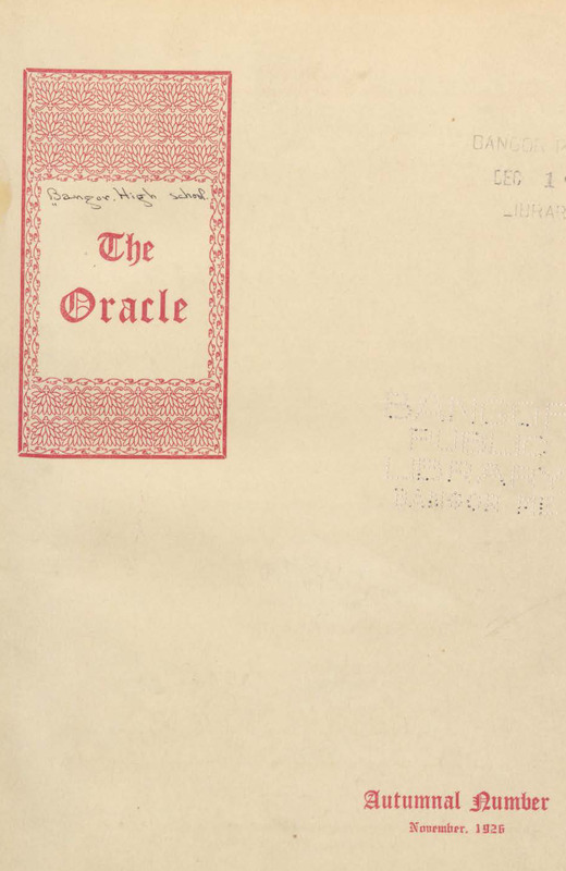 The Oracle, November 1926
