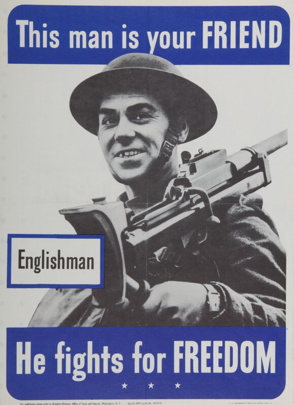 This Man Is Your Friend -- He Fights for Freedom -- Englishman