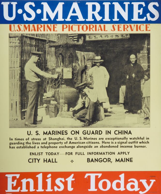 U.S. Marine Pictorial Service -- U.S. Marines On Guard In China