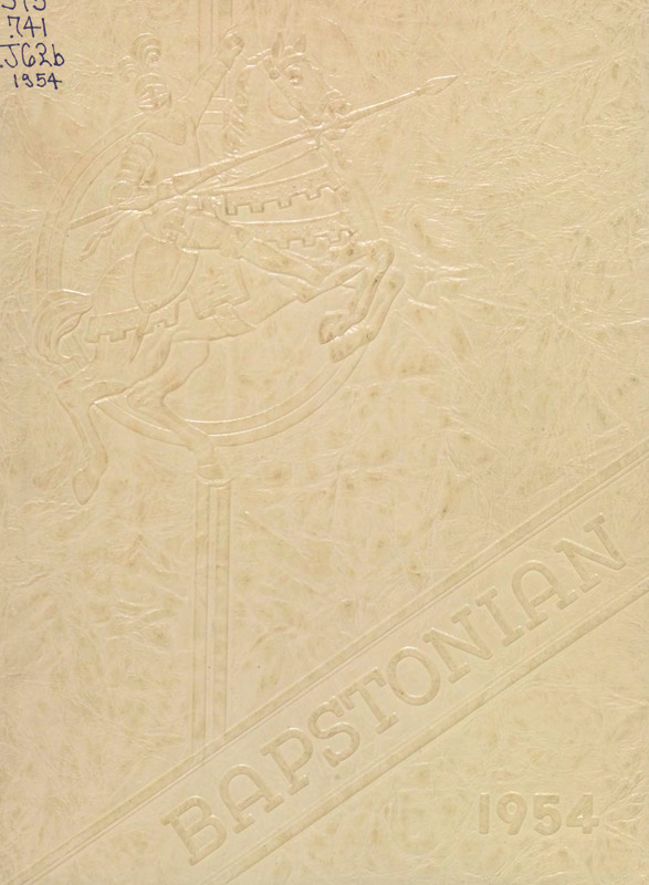 The Bapstonian, 1954