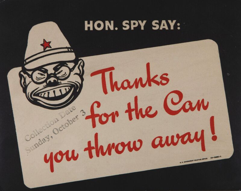 Hon. Spy Say: Thanks for the Can You Throw Away!