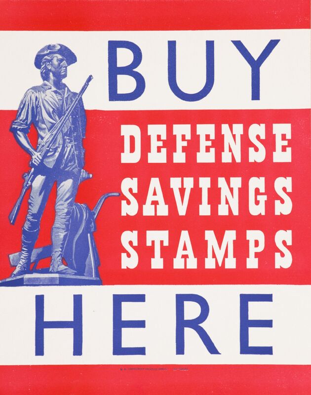 Buy -- Defense Savings Stamps -- Here
