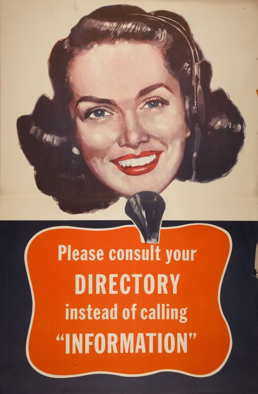Please Consult Your Directory Instead of Calling "Information"