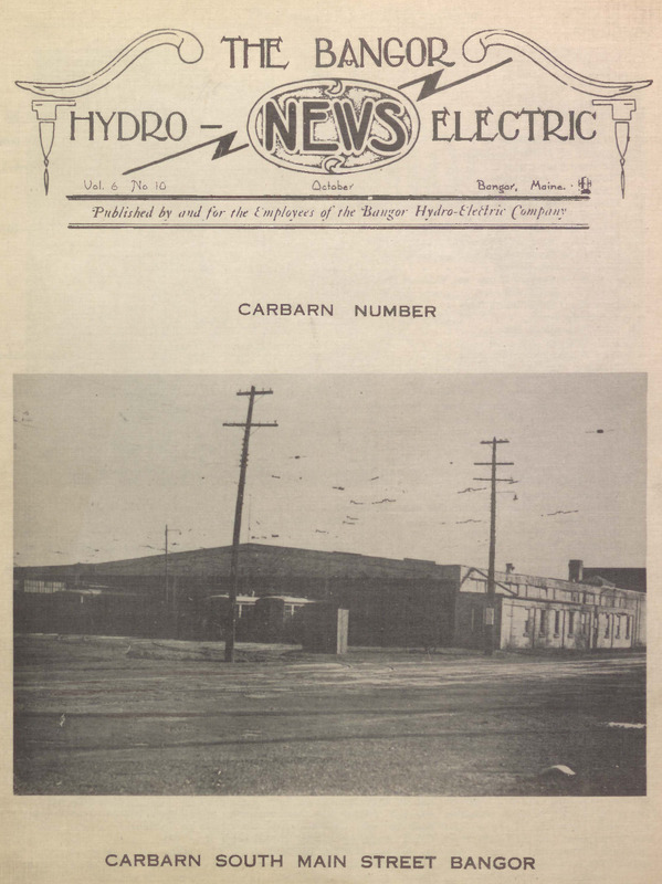 Bangor Hydro-Electric News, October 1937