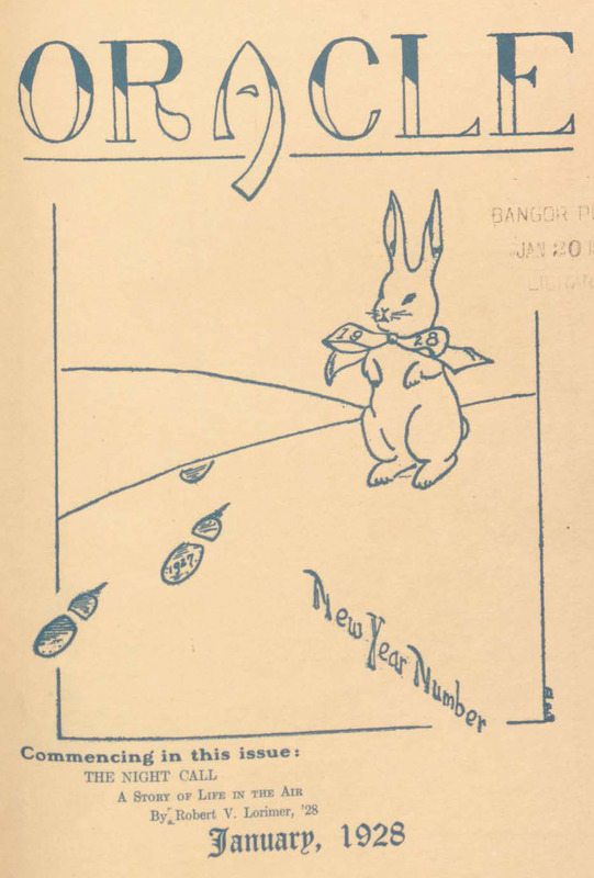 The Oracle, January  1928