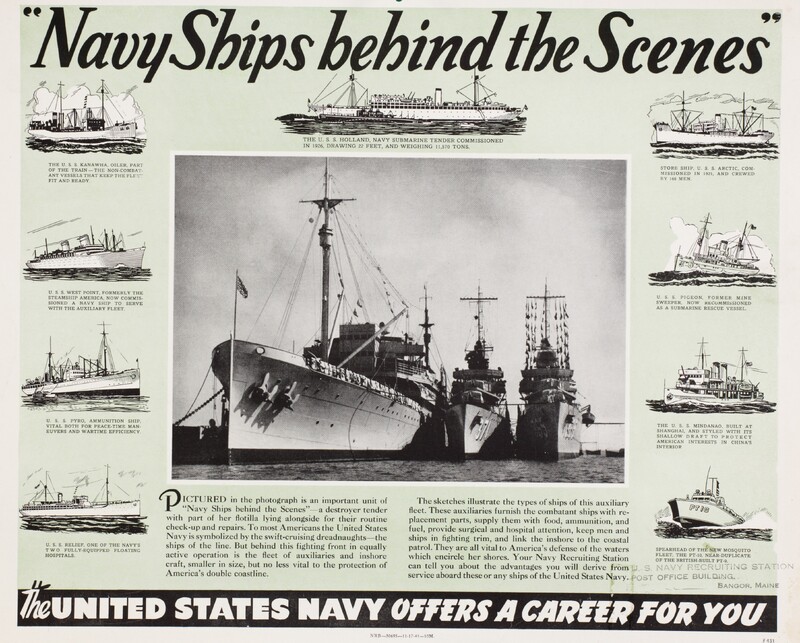 Navy Ships Behind The Scenes -- The United States Navy Offers a Career for You