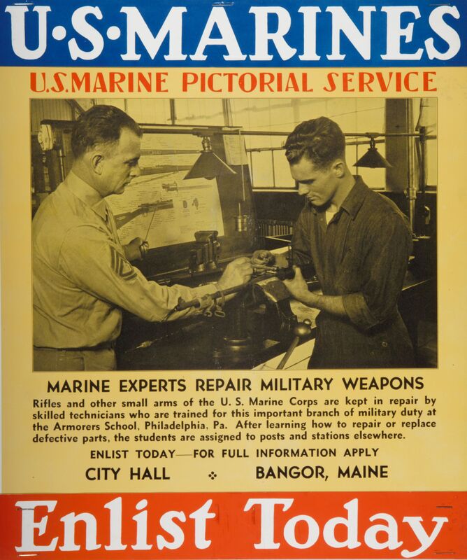 U.S. Marine Pictorial Service -- Marine Experts Repair Military Weapons