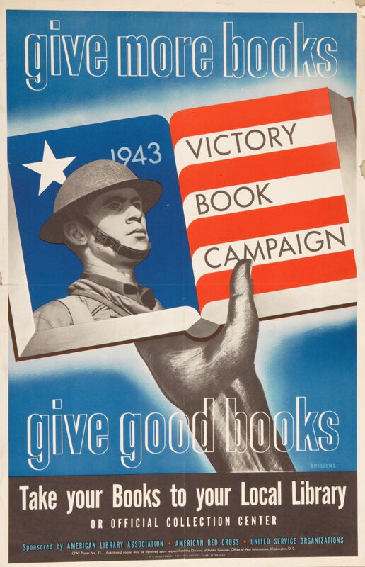 Give More Books -- Give Good Books -- 1943 Victory Book Campaign