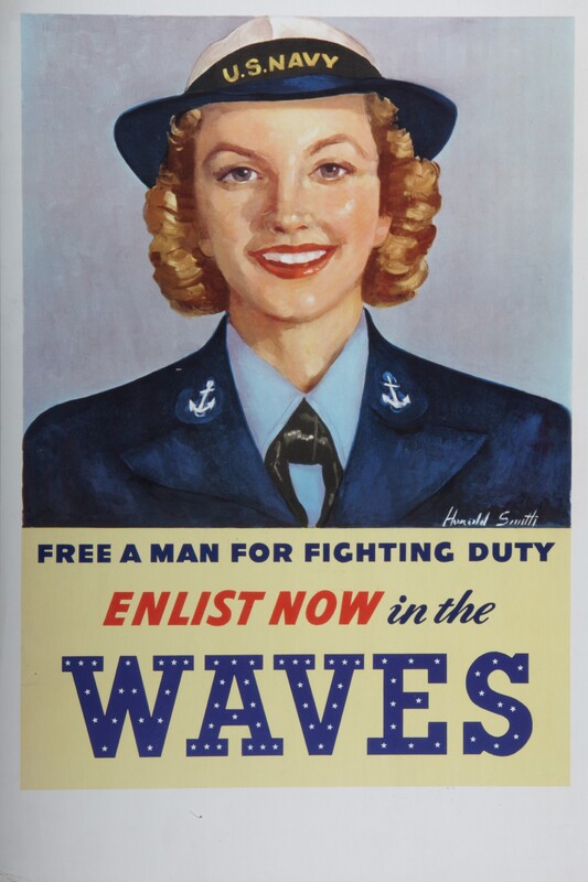 Free a Man For Fighting Duty -- Enlist Now In the WAVES