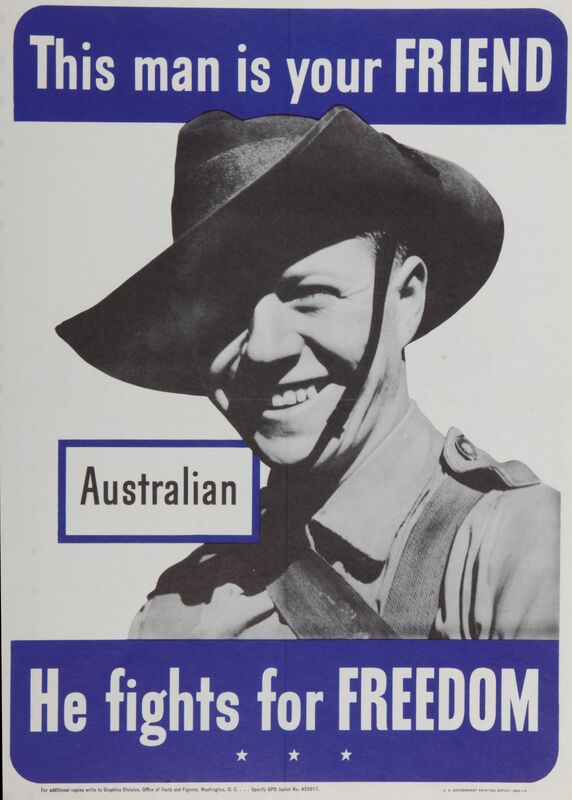 This Man Is Your Friend -- He Fights for Freedom -- Australian